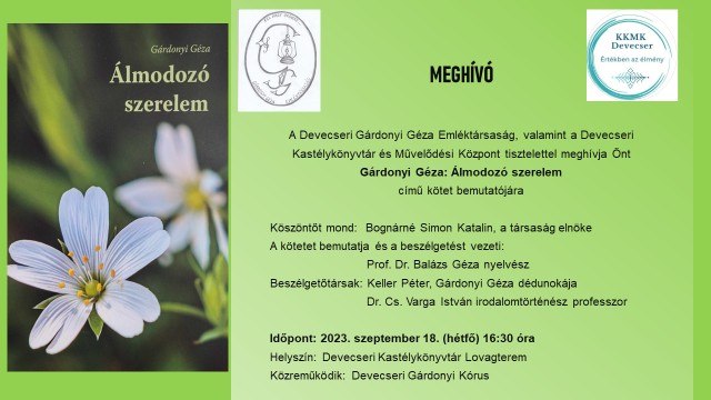 Gárdonyi Géza első regényének díszbemutatója