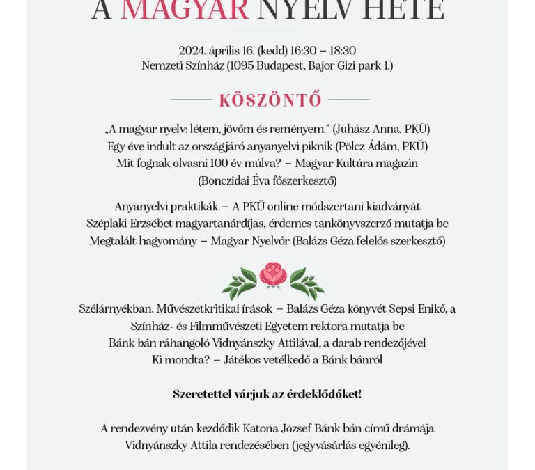 Magyar nyelv hete (2024)