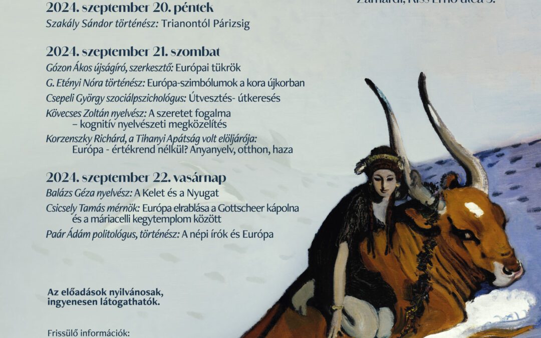 Európa elrablása – 3. Zamárdi szabadegyetem