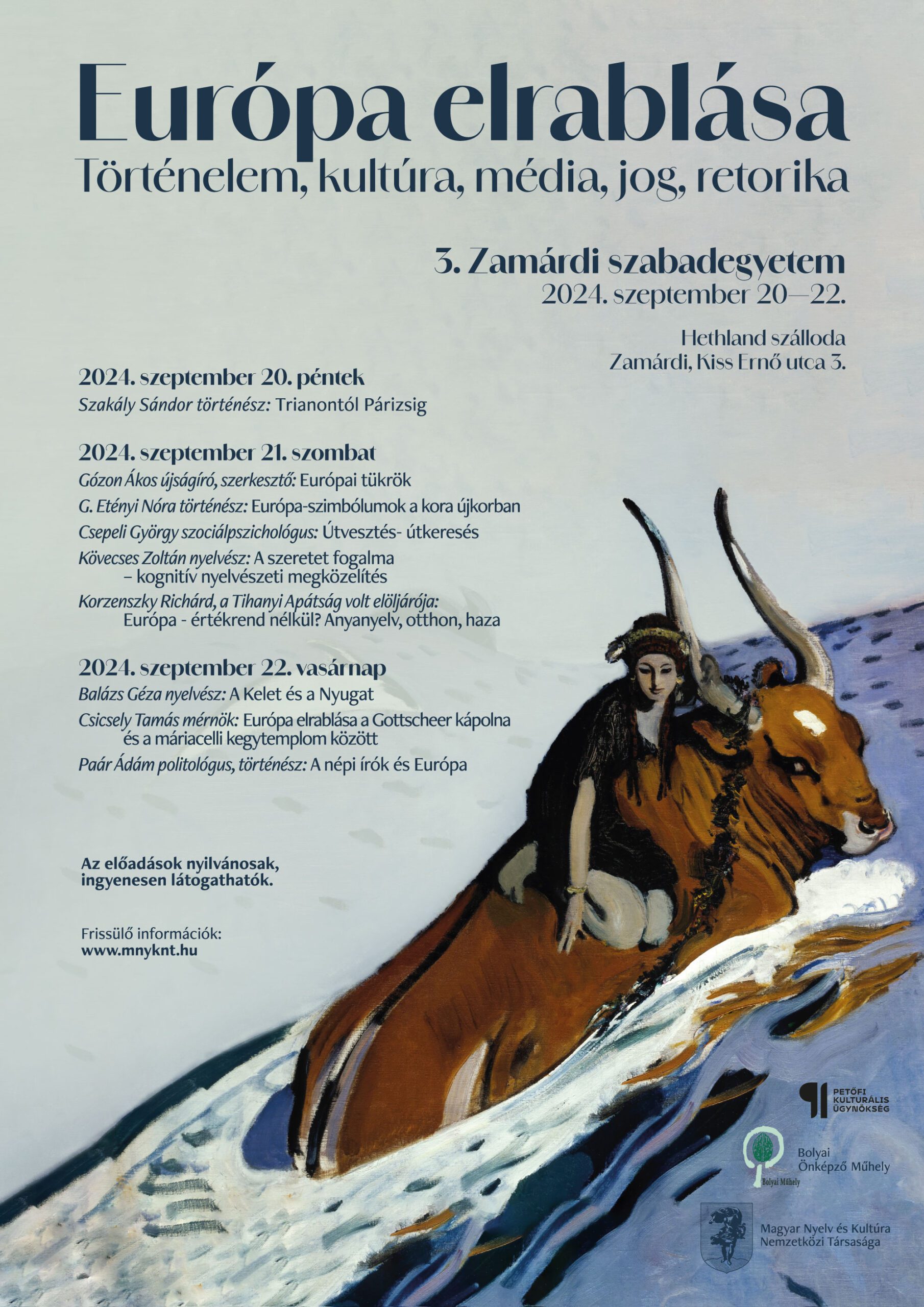 Európa elrablása – 3. Zamárdi szabadegyetem