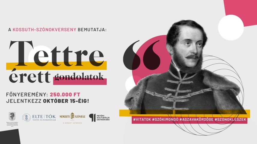Már lehet jelentkezni a Kossuth-szónokversenyre