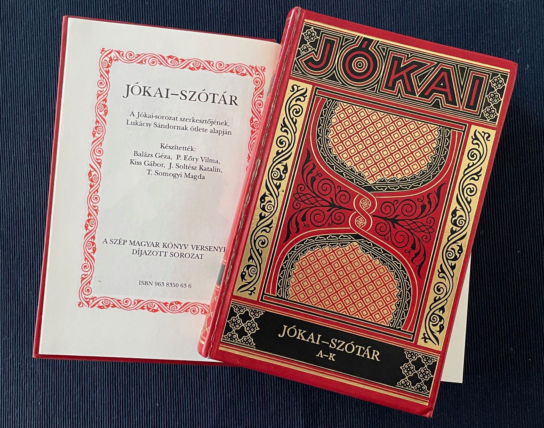 Jókai-szótár A-K