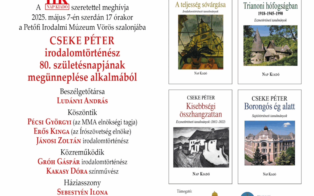 A 80 éves Cseke Péter köszöntése