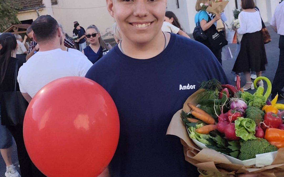 Zöldségcsokor ballagásra