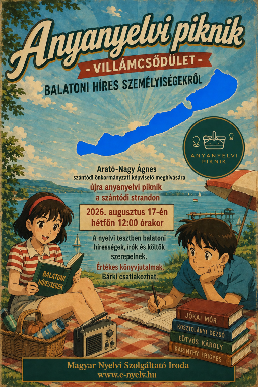 Anyanyelvi piknik a szántódi strandon